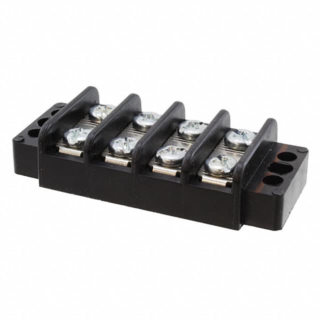 TB200-04 CONN BARRIER STRIP 4CIRC 0.437"