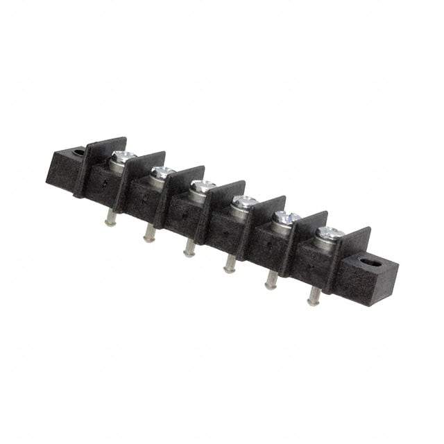 GBFTX-6 CONN BARRIER STRIP 6CIRC 0.438"