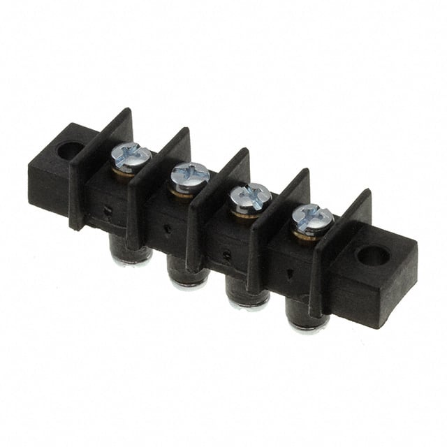 GFTSX-4 CONN BARRIER STRIP 4CIRC 0.438"