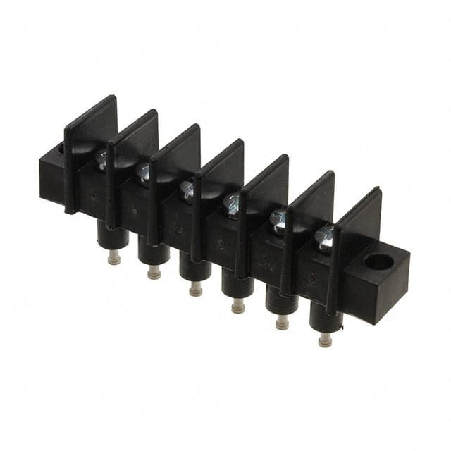 CFT-6 CONN BARRIER STRIP 6CIRC 0.375"