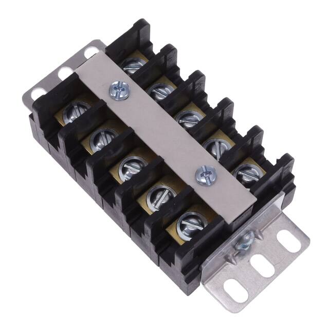 CDM-5 CONN BARRIER STRIP 5CIRC 0.546"