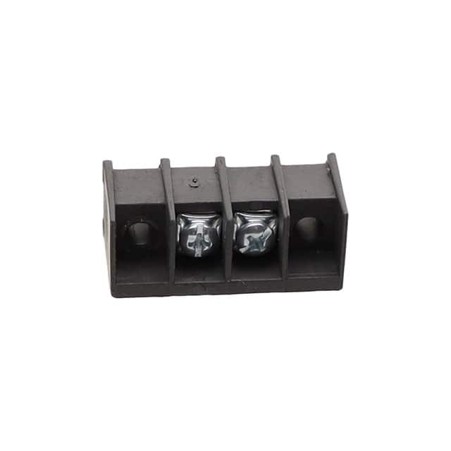 T37001-02-0 CONN BARRIER STRIP 2CIRC 0.375"