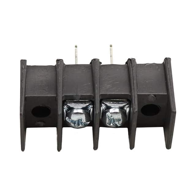 T38021-02-0 CONN BARRIER STRIP 2CIRC 0.375"