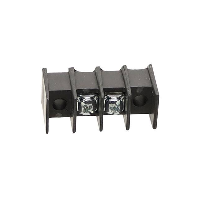 T38001-02-0 CONN BARRIER STRIP 2CIRC 0.375"