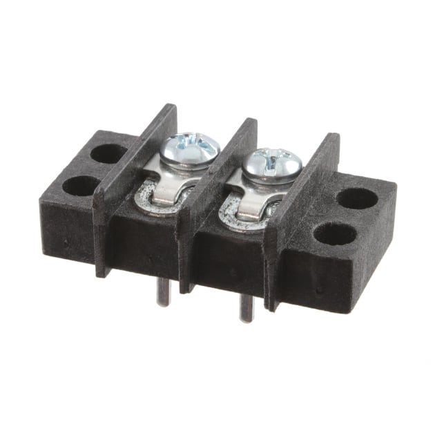 1502-Y CONN BARRIER STRIP 2CIRC 0.375"