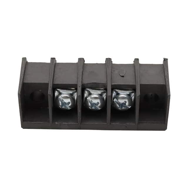 T37001-03-0 CONN BARRIER STRIP 3CIRC 0.375"