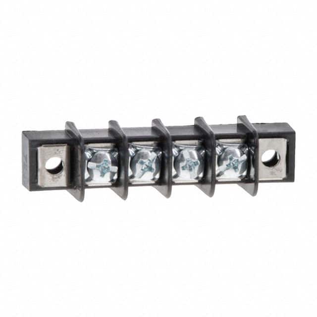 0387207404 CONN BARRIER STRIP 4CIRC 0.375"