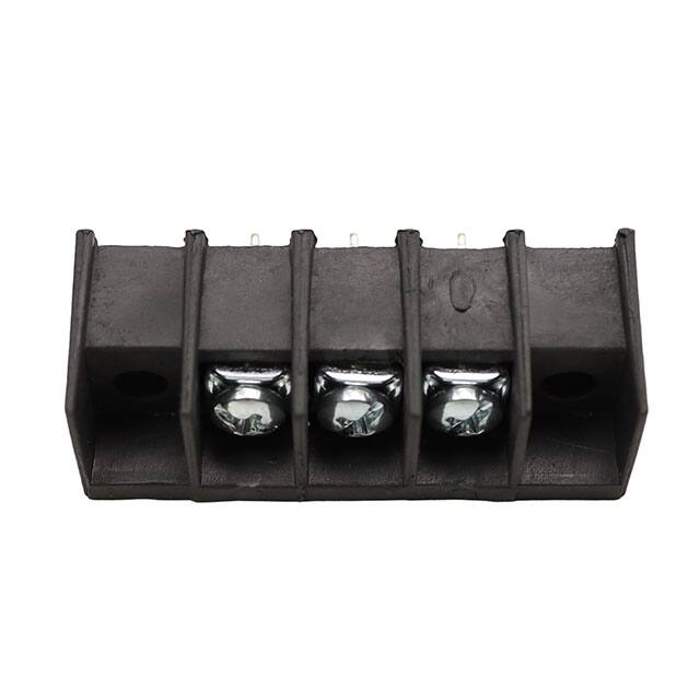 T37011-03-0 CONN BARRIER STRIP 3CIRC 0.375"