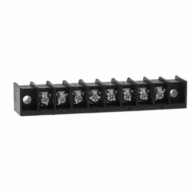 T37011-08-0 CONN BARRIER STRIP 8CIRC 0.375"