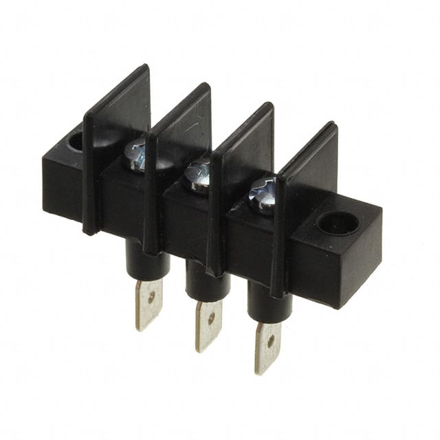 CFTQ-3 CONN BARRIER STRIP 3CIRC 0.375"
