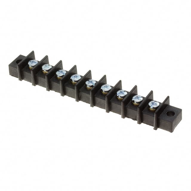 GBSX-9 CONN BARRIER STRIP 9CIRC 0.438"