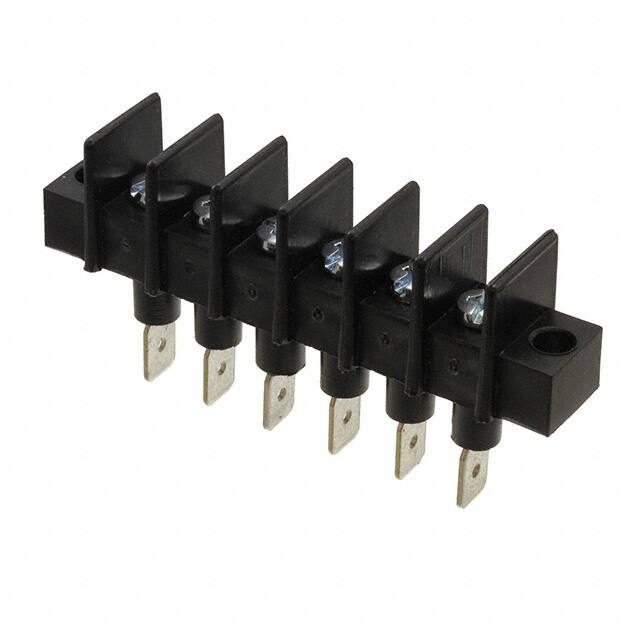 CFTQ-6 CONN BARRIER STRIP 6CIRC 0.375"
