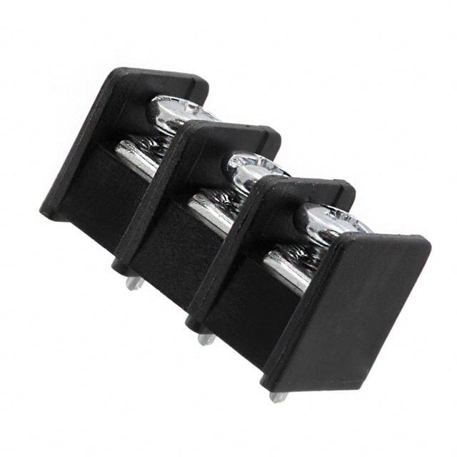 4DB-P107-03 CONN BARRIER STRIP 3CIRC 0.325"