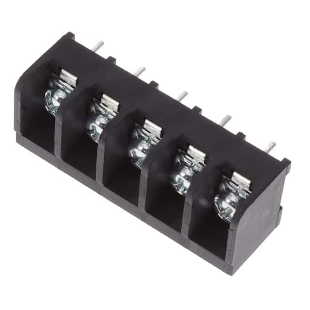 6DBL-05-006 CONN BARRIER STRIP 5CIRC 0.375"