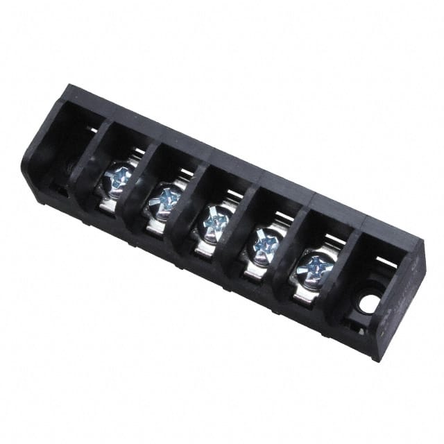 6PCV-05-009 CONN BARRIER STRIP 5CIRC 0.375"