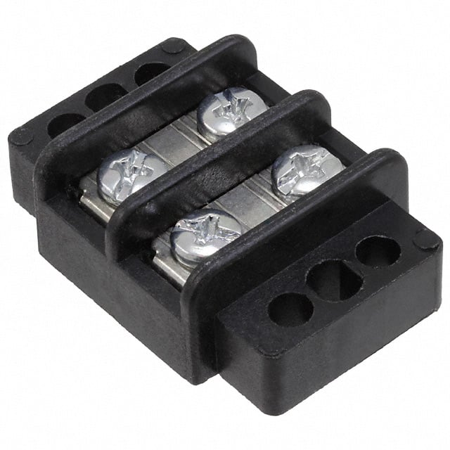 TB200-02 CONN BARRIER STRIP 2CIRC 0.437"