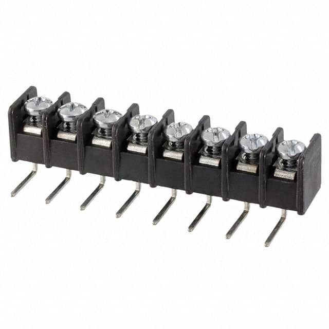 4DB-R107-08 CONN BARRIER STRIP 8CIRC 0.325"