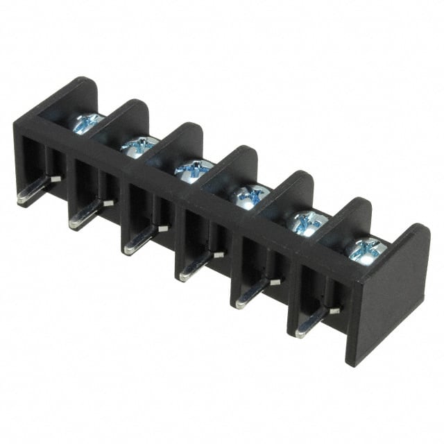 4PCR-06-006 CONN BARRIER STRIP 6CIRC 0.325"