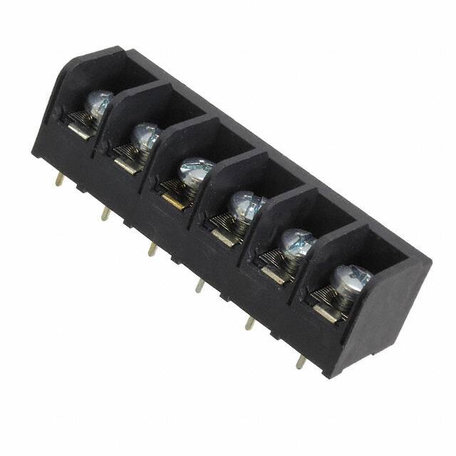 8DBL-06-007 CONN BARRIER STRIP 6CIRC 0.438"