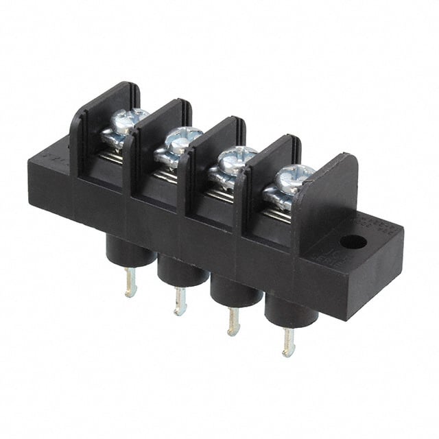 JC6-T308-04 CONN BARRIER STRIP 4CIRC 0.375"
