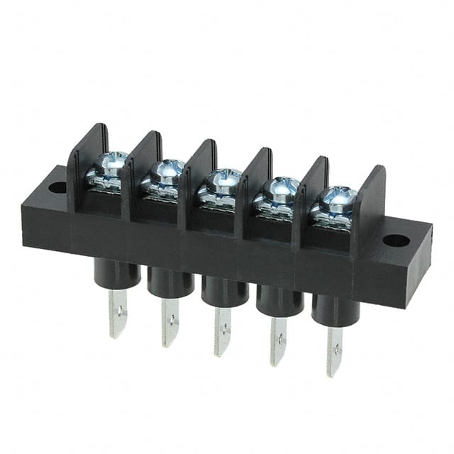 JC6-Q308-05 CONN BARRIER STRIP 5CIRC 0.375"