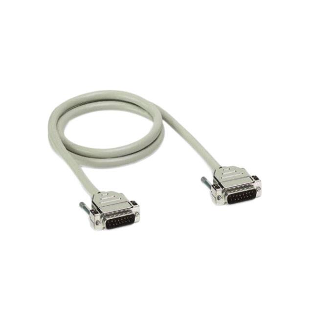 2305622 CABLE ASSY DB15 SHIELDED GRAY 3M