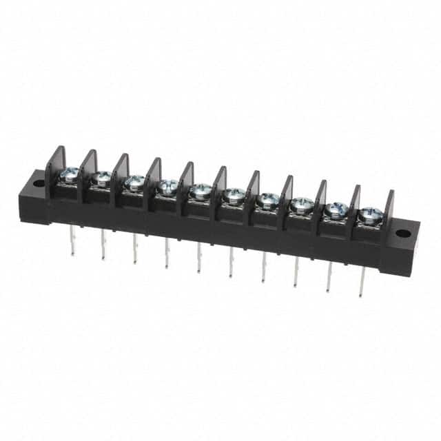 JC6-T207-10 CONN BARRIER STRP 10CIRC 0.375"