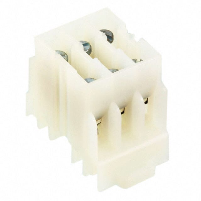 NDN3-WH CONN BARRIER STRIP 3CIRC 0.3"