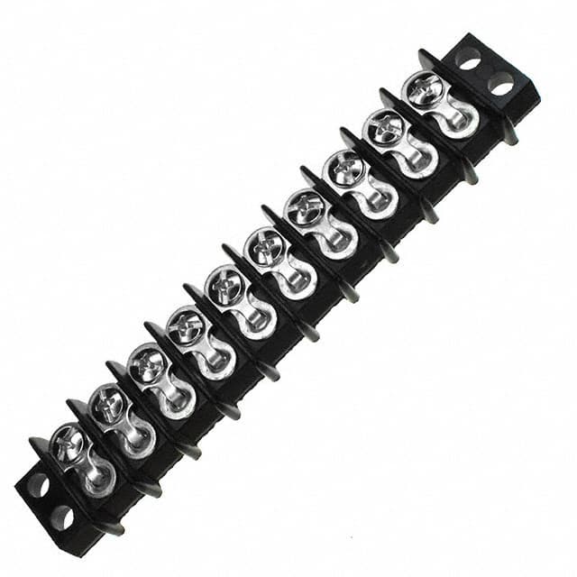 10-140-Y CONN BARRIER STRP 10CIRC 0.375"