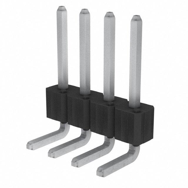 68758-404HLF CONN HEADER R/A 4POS 2.54MM