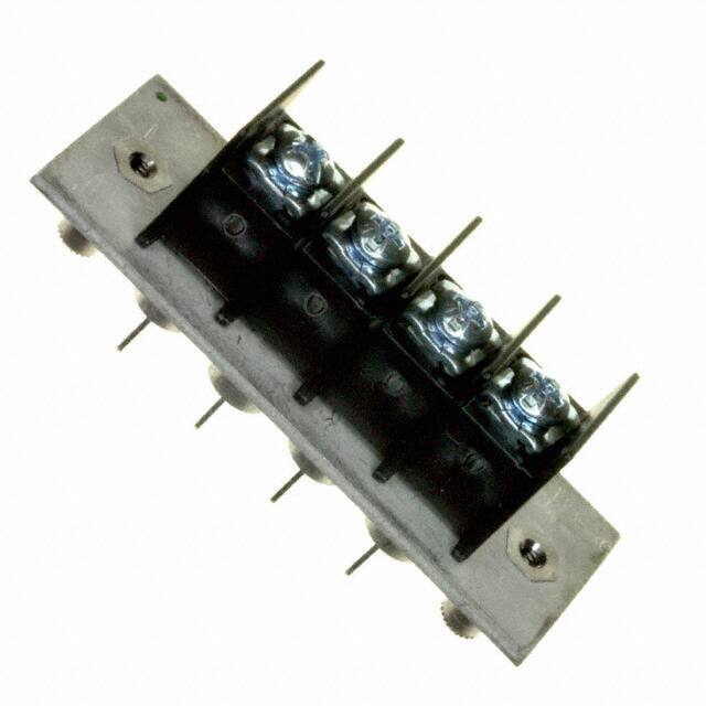 7604-551NLF CONN BARRIER STRIP 4CIRC 0.437"