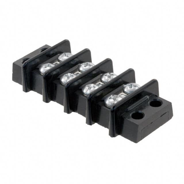 0382110104 CONN BARRIER STRIP 4CIRC 0.563"
