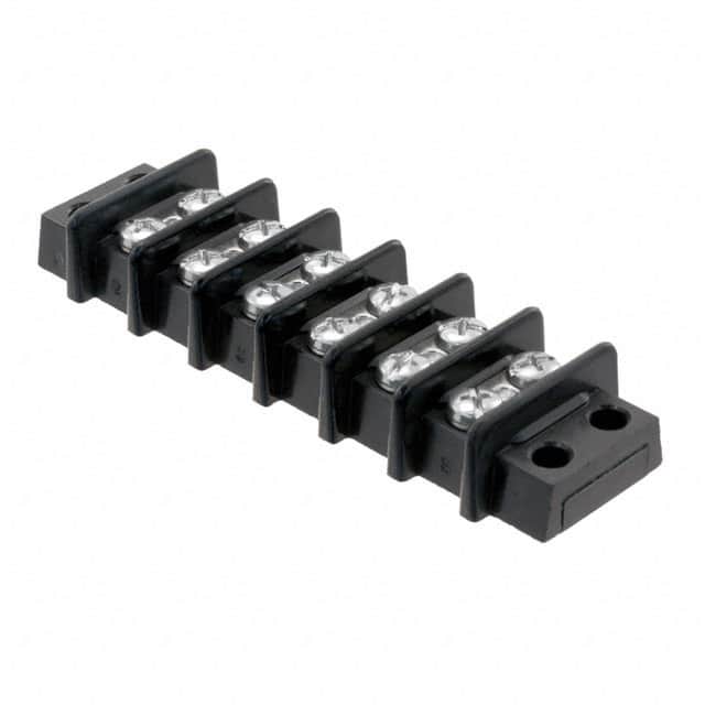 0382110106 CONN BARRIER STRIP 6CIRC 0.563"
