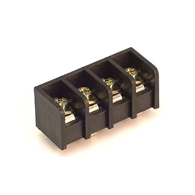 0386607804 CONN BARRIER STRIP 4CIRC 0.5"