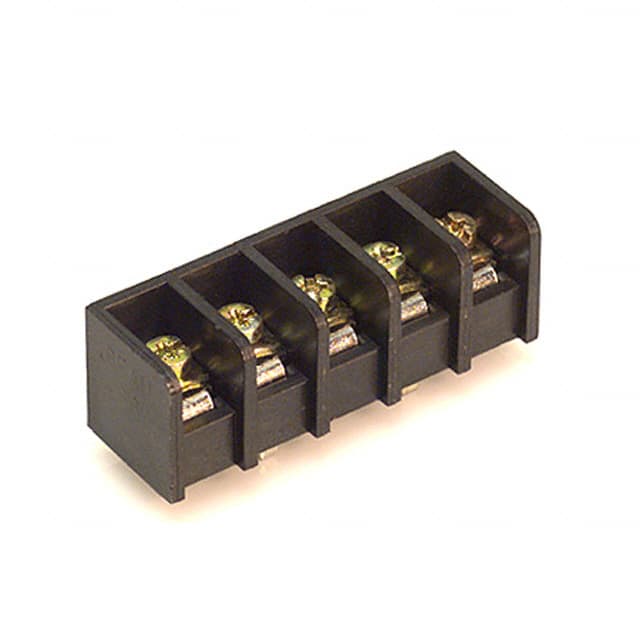 0386607805 CONN BARRIER STRIP 5CIRC 0.5"