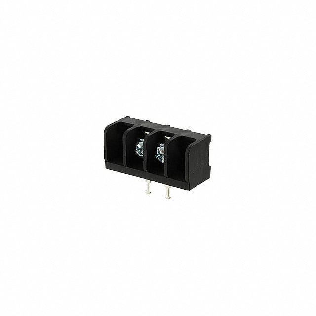 6STR-02-008 CONN BARRIER STRIP 2CIRC 0.375"