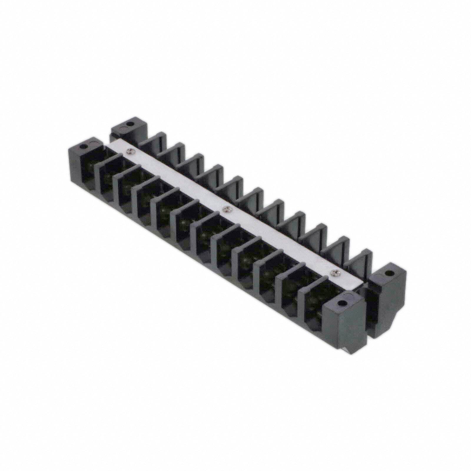 2B112 CONN BARRIER STRIP 12CIRC 0.63"