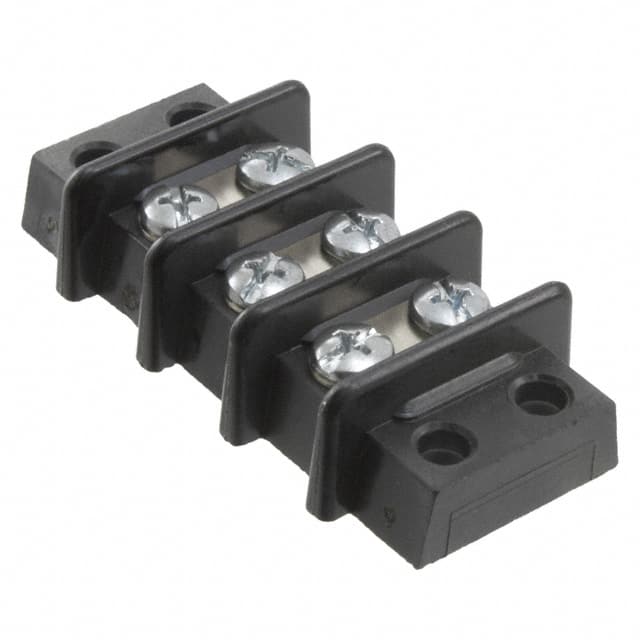0382100103 CONN BARRIER STRIP 3CIRC 0.563"
