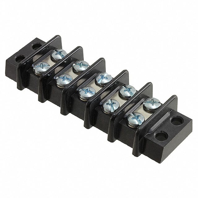 0382100105 CONN BARRIER STRIP 5CIRC 0.563"