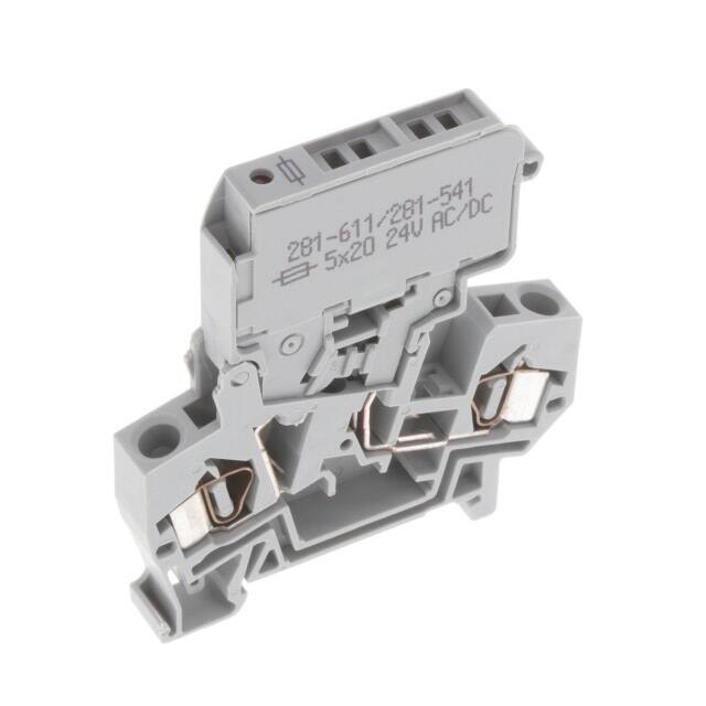 281-611/281-541 2-CONDUCTOR FUSE TERMINAL BLOCK;