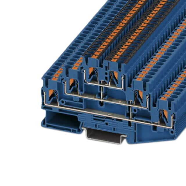 3000716 CONN TERM BLK FEED THRU 12-26AWG