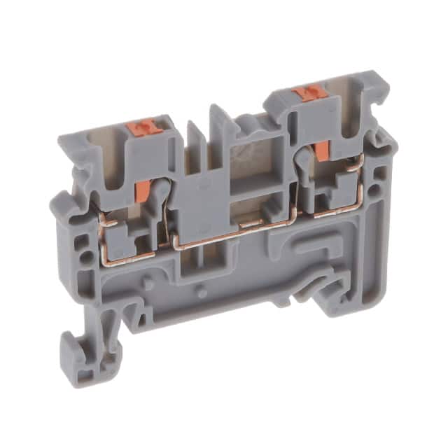 CP2.5 DIN TERM BLK, PUSH-IN, FEED-THRU