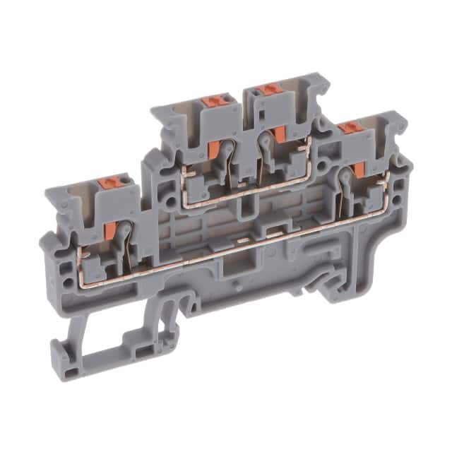 CPDL2.5 DIN TERM BLK, PUSH-IN, DBL LEVEL