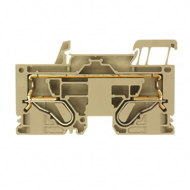 1896400000 CONN TERM BLK FEED THROUGH BEIGE