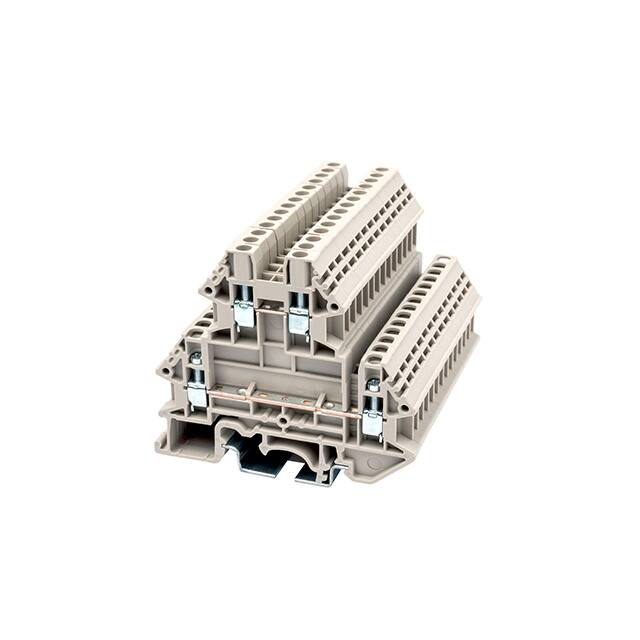 DKK2.5N RAIL TERM BLK FEED THRU 12-22AWG