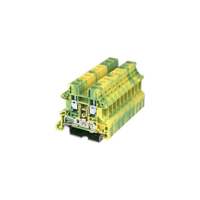 DK4N-PE SCREW TERM BLK GROUND 28~10AWG