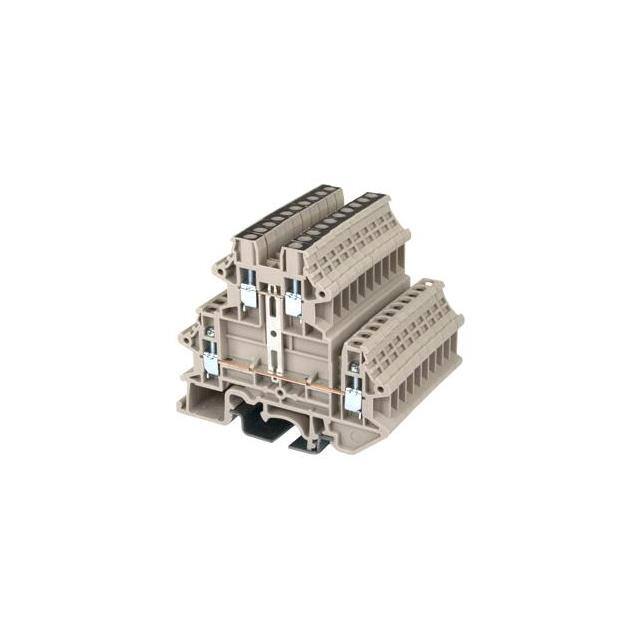DKK2.5N-PV RAIL TERM BLK FEED THRU 12-22AWG