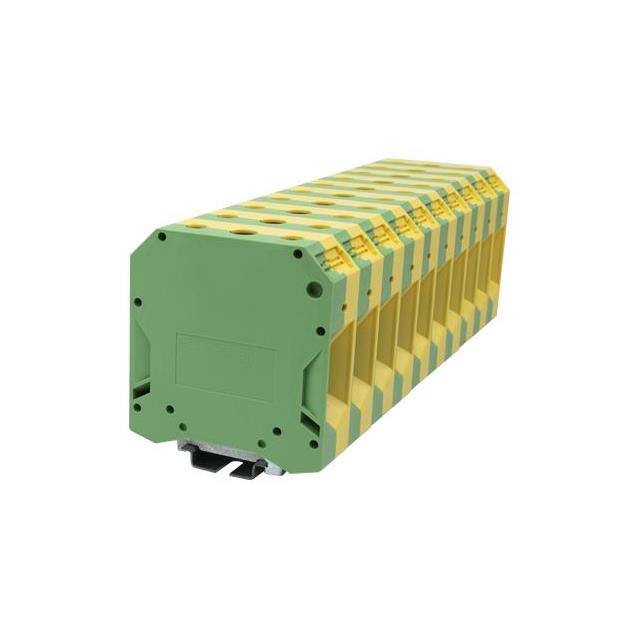 DK95-PE RAIL TERM BLK GROUND, 4/0-2AWG