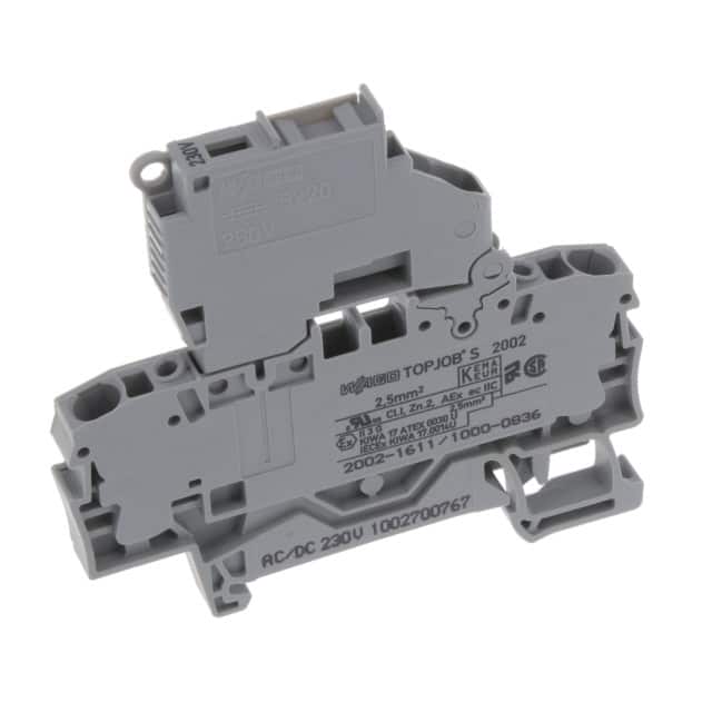 2002-1611/1000-836 2-CONDUCTOR FUSE TERMINAL BLOCK;
