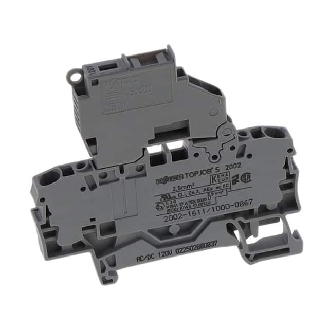 2002-1611/1000-867 2-CONDUCTOR FUSE TERMINAL BLOCK;